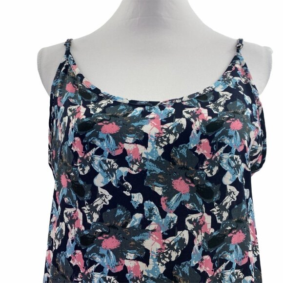 Mary & Mabel Floral Ruffled Sleeveless Romper 4 - Picture 2 of 11